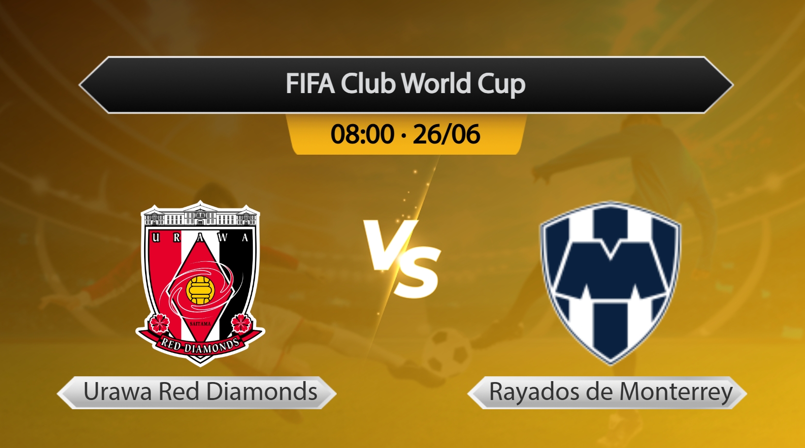 FIFA Club World Cup Urawa Red Diamonds VS Rayados de Monterrey
