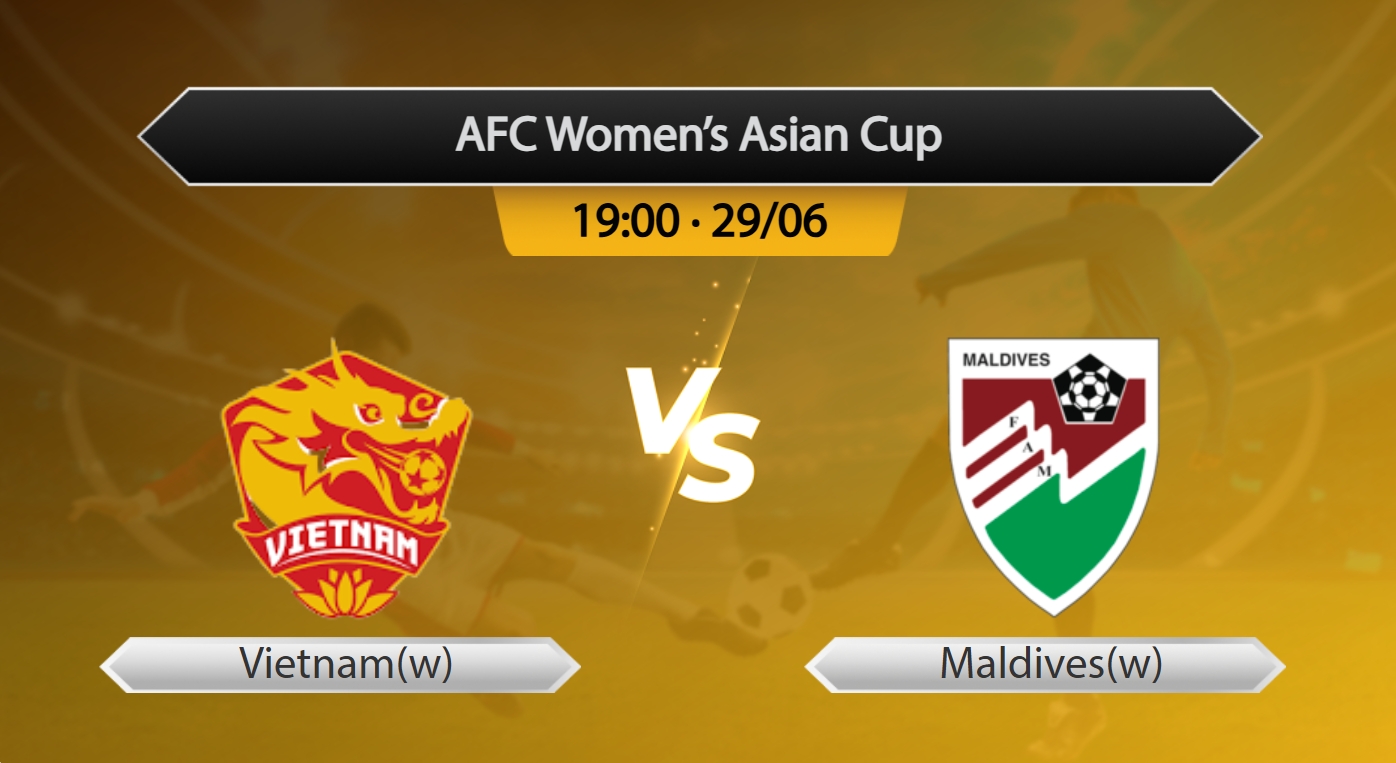 AFC Women’s Asian Cup Vietnam(w) VS Maldives(w)