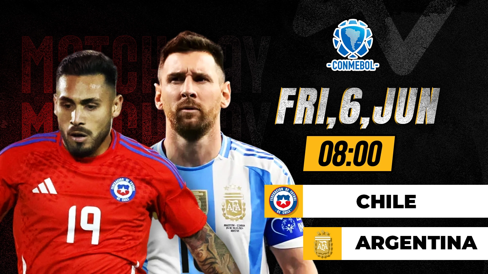 Vòng loại FIFA World Cup (CONMEBOL) Chile vs Argentina - Kèo Nhà Cái