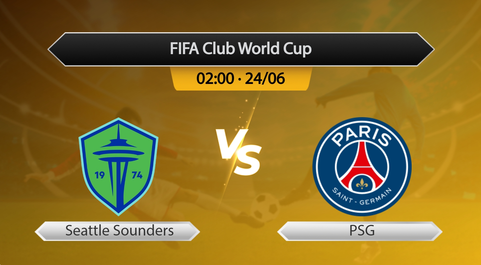 FIFA Club World Cup Seattle Sounders VS PSG