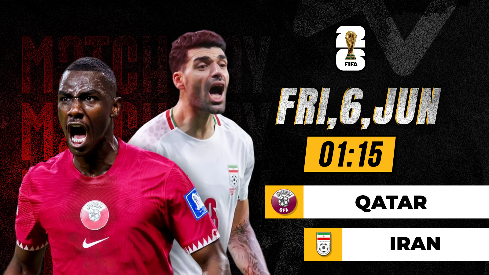 Vòng loại World Cup (AFC) Qatar vs Iran - Kèo Nhà Cái