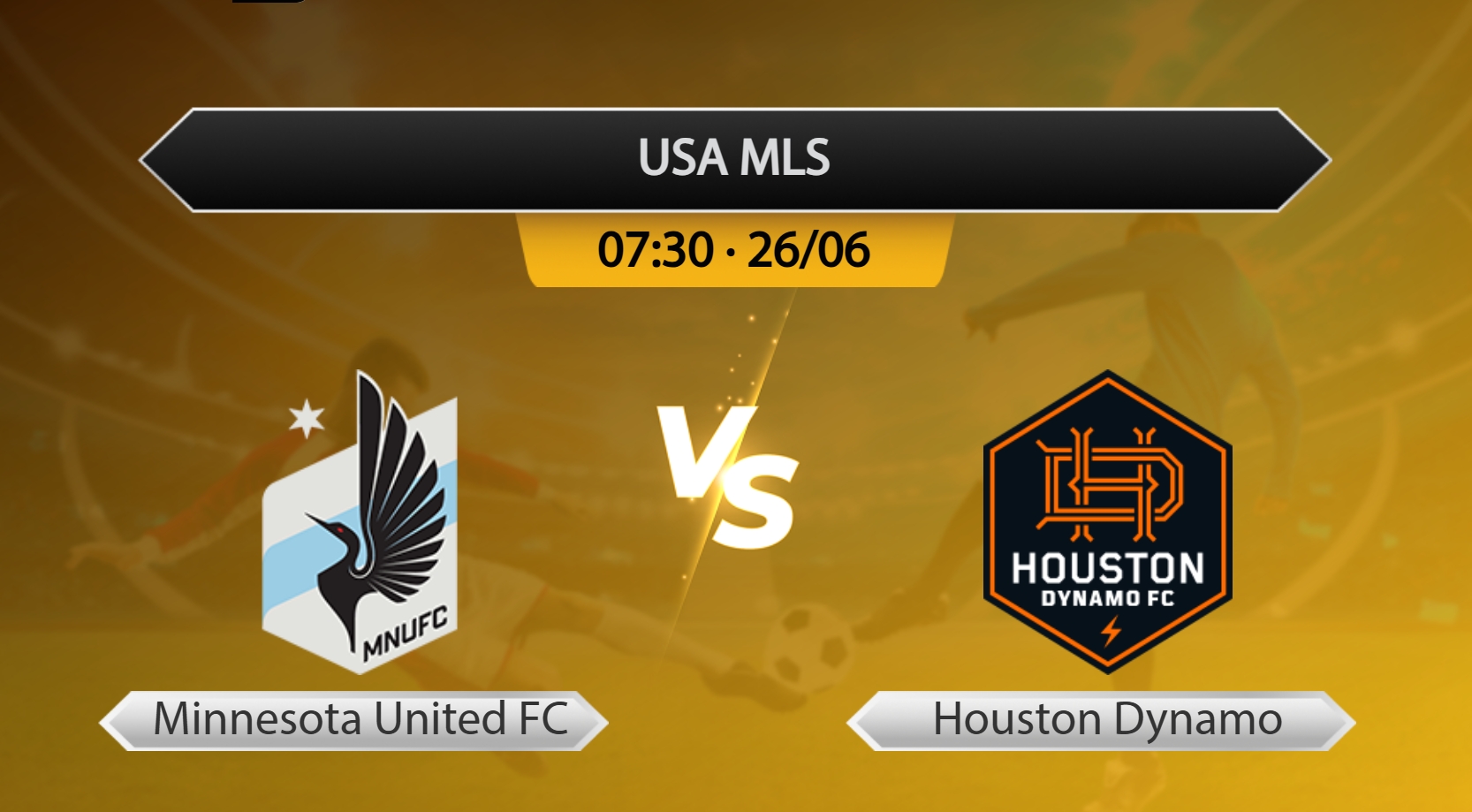 USA MLS Minnesota United FC VS Houston Dynamo