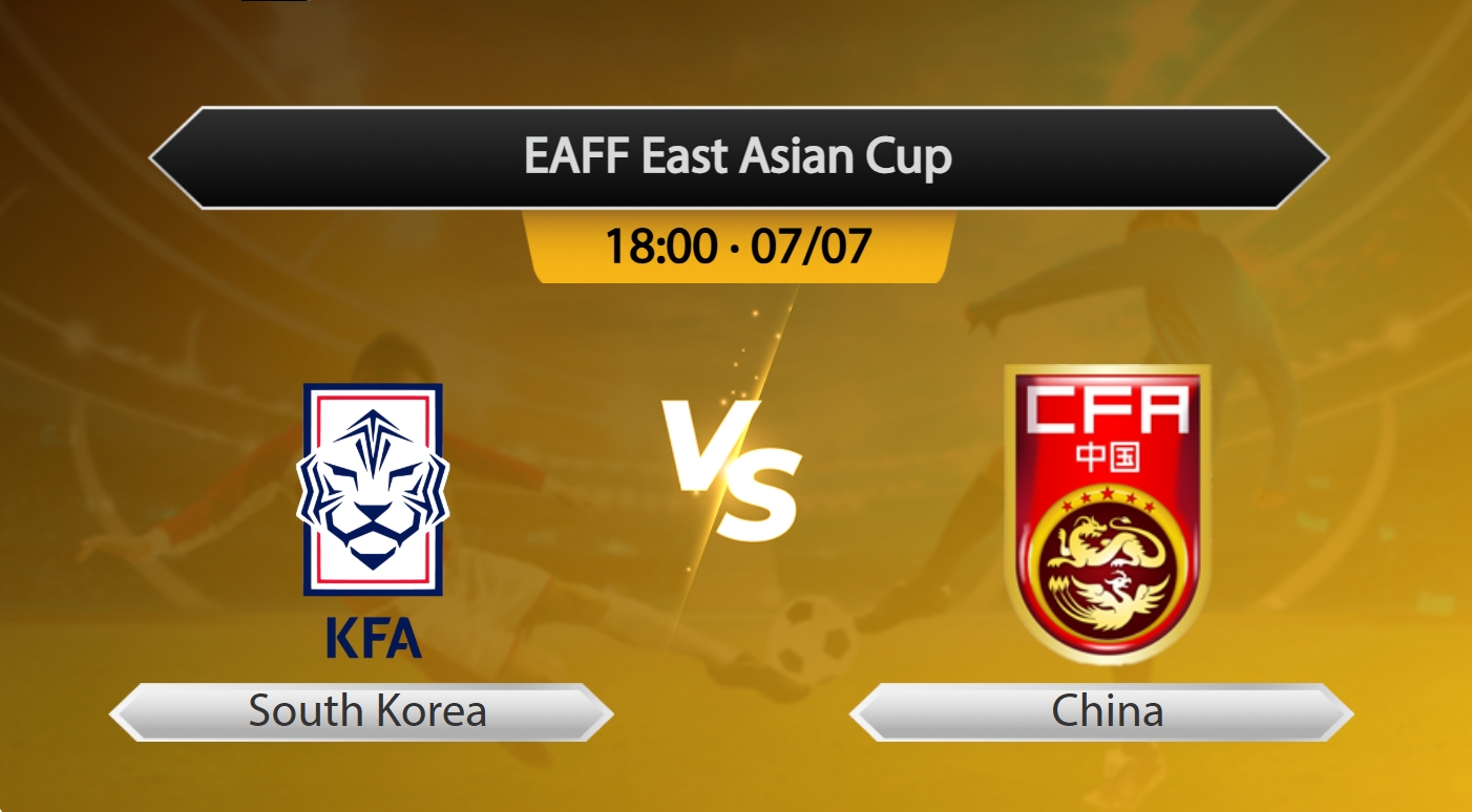 EAFF East Asian Cup South Korea VS China