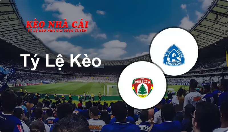 Puszcza Niepołomice vs Ruch Chorzów prediction, odds, lineups, h2h results and betting tips, statistics, odds and prediction - Kèo Nhà Cái