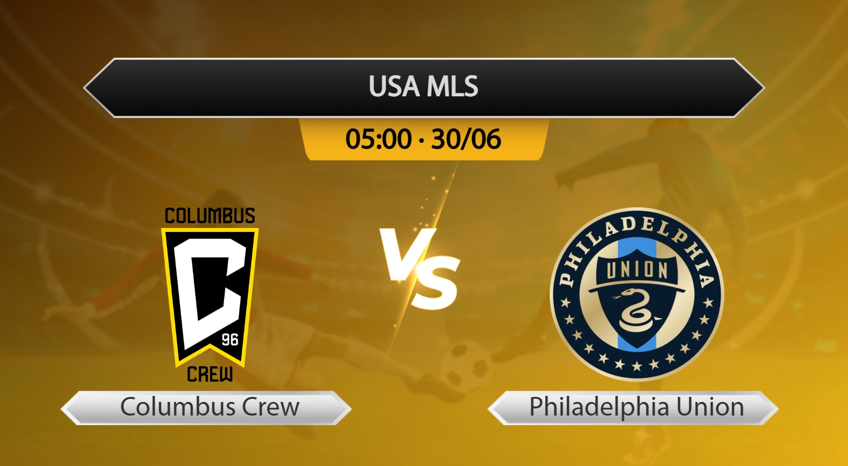 USA MLS Columbus Crew VS Philadelphia Union