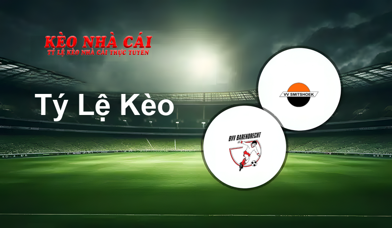 Barendrecht vs Smitshoek prediction, odds, lineups, h2h results and betting tips, statistics, odds and prediction - Kèo Nhà Cái