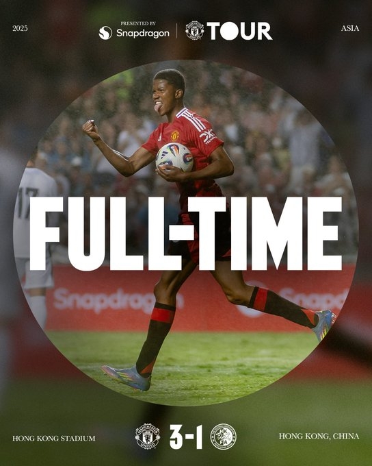 Manchester United dự kiến sẽ thi đấu tại Kai Tak, nhưng do Lâm Chấn Nhạc đã tổ chức concert một tuần trước, nên mặt cỏ không được kịp thời lắp đặt. - Kèo Nhà Cái